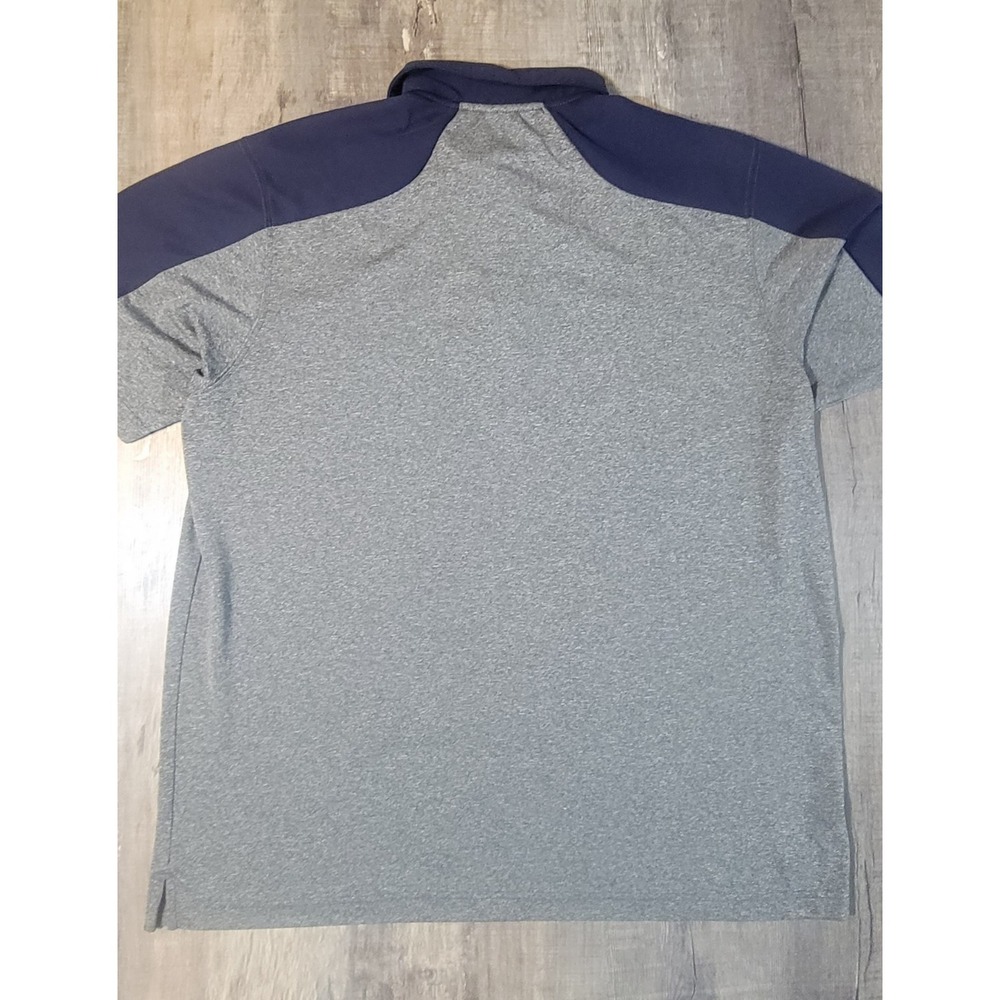 Dallas Cowboys Authentic Mens XL Gray Blue Polo Golf Shirt Football NFL 2 Shirts - Picture 11 of 16